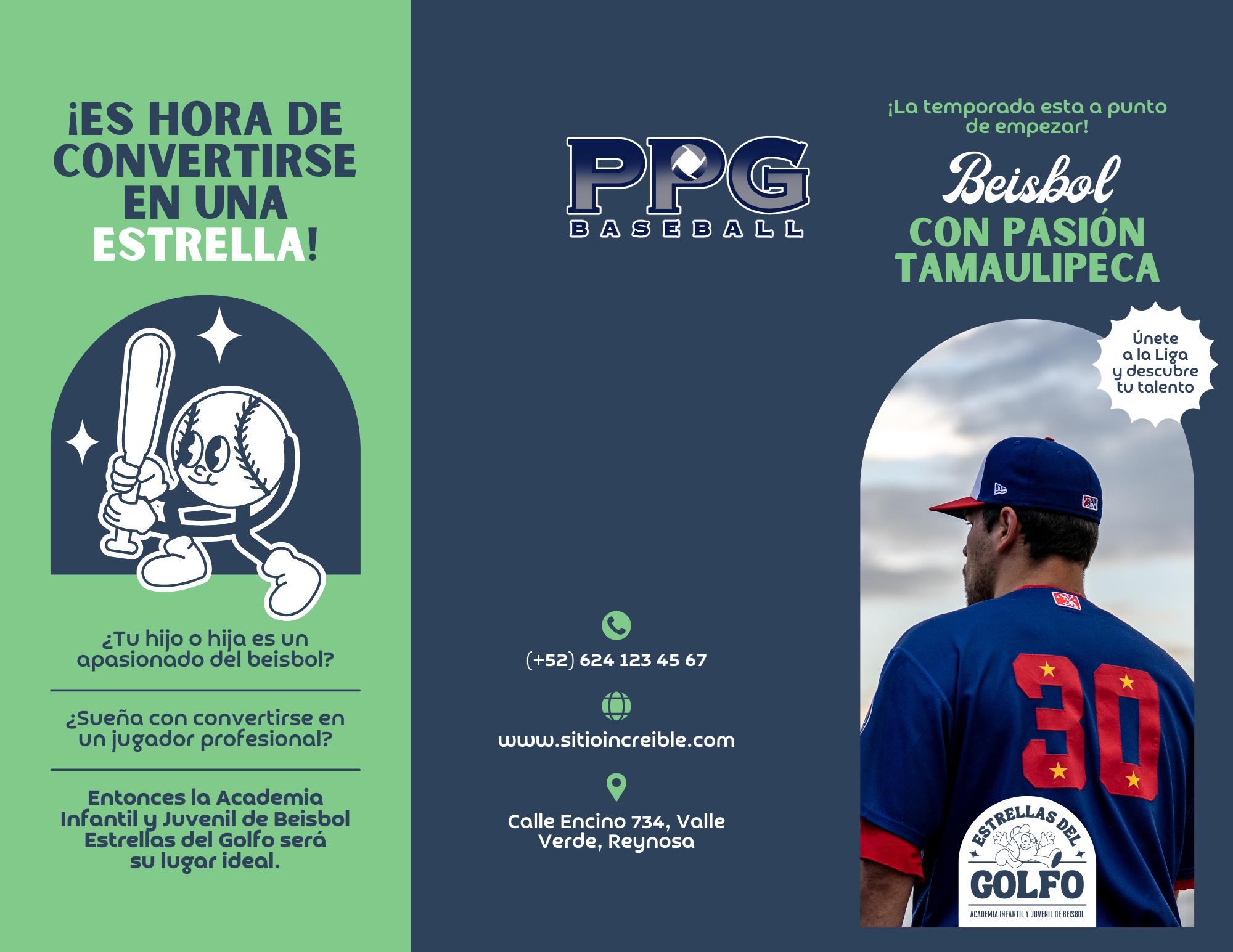Estrellas del Golfo — Spanish-Language Tri-Fold Brochure