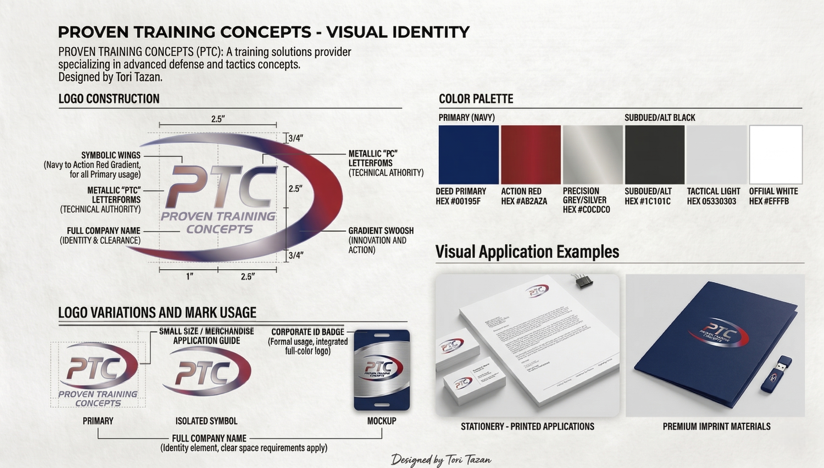 Proven Training Concepts — Brand Identity Guide & Color System